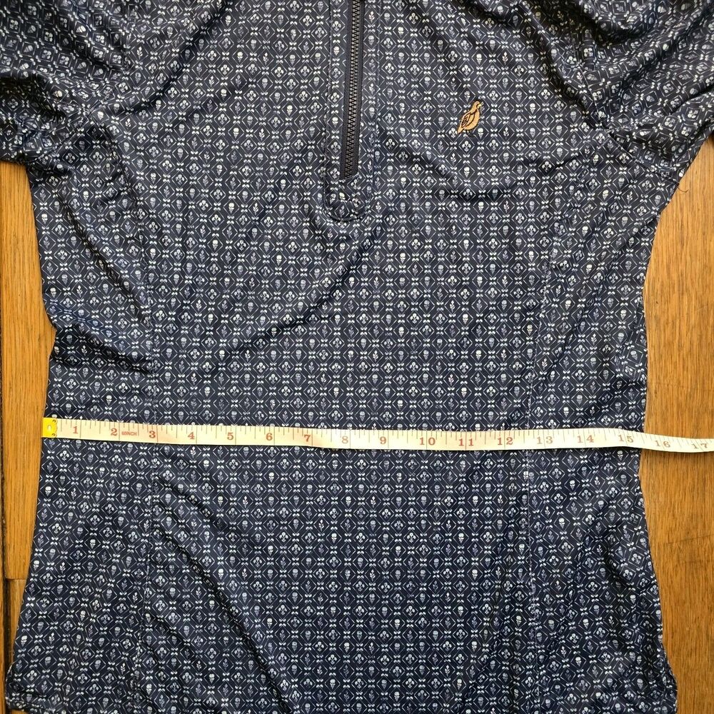 Peter Millar Women's XS Navy Back Nine Lightweight Long-Sleeve Zip Sun Shirt - Picture 11 of 13